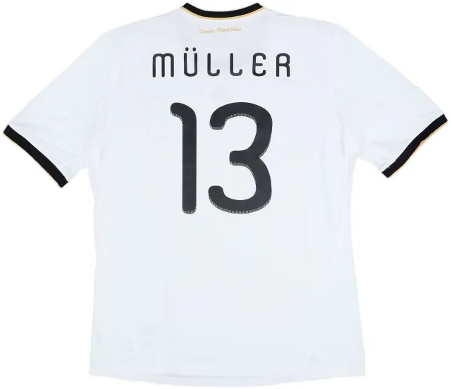 2010-11 Germany Home Shirt Muller #13 - 6/10 - (XXL)