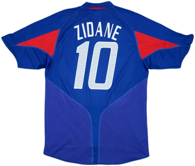2004-06 France Home Shirt Zidane #10 - 6/10 - (L)