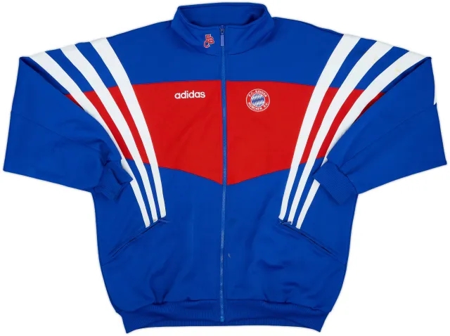 1995-96 Bayern Munich adidas Track Jacket - 7/10 - (XL)