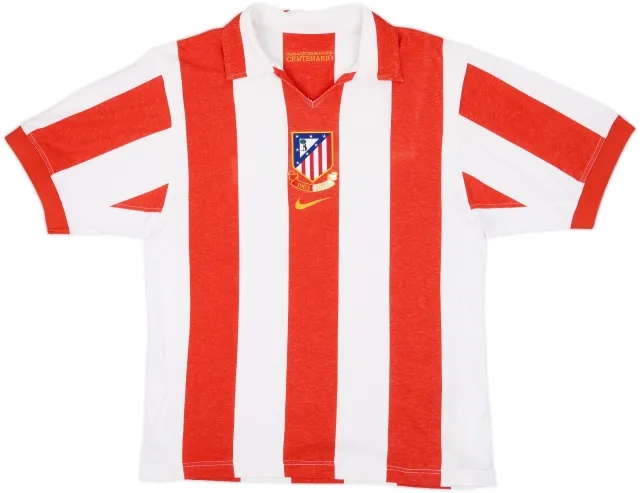 2003-04 Atletico Madrid Centenary Home Shirt - 8/10 - (S)