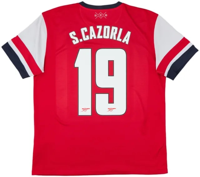 2012-14 Arsenal Home Shirt S.Cazorla #19 - 8/10 - (L)