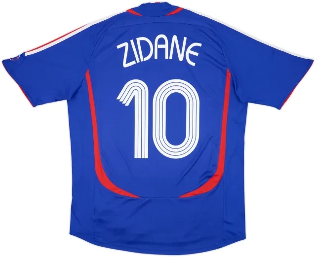 2006-07 France Home Shirt Zidane #10 - 6/10 - (L)
