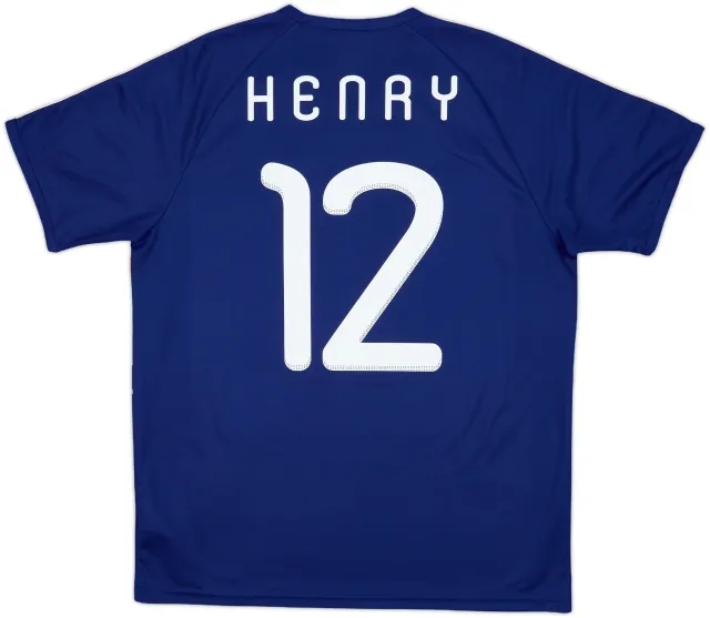 2009-10 France Basic Home Shirt Henry #12 - 10/10 - (M)
