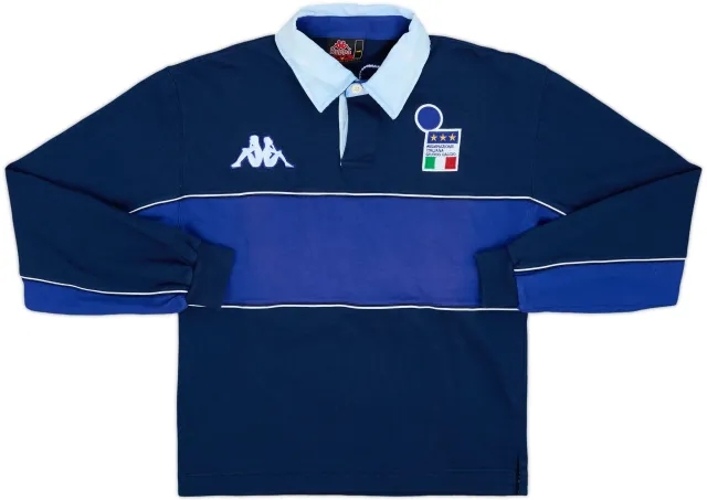 1999-00 Italy Kappa Polo L/S Shirt - 5/10 - (L)