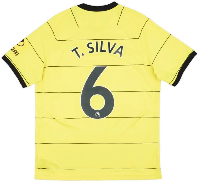 2021-22 Chelsea Away Shirt T.Silva #6 - 10/10 - (L)