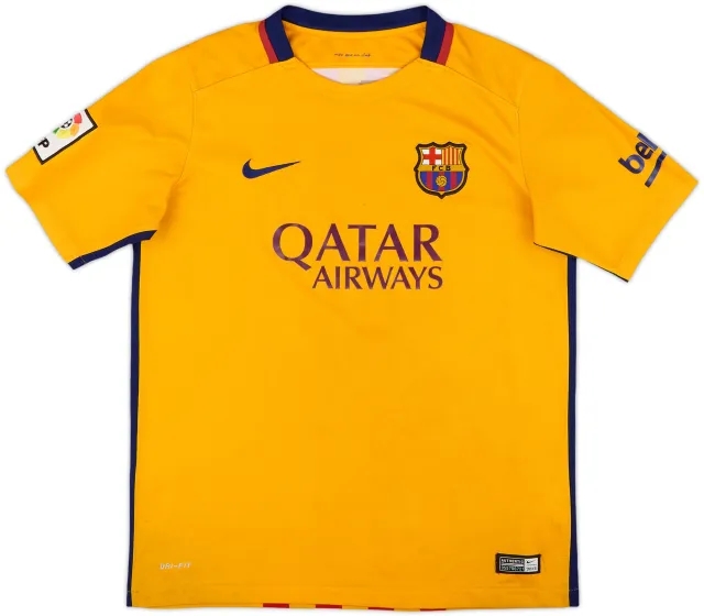 2015-16 Barcelona Away Shirt - 5/10 - (XL.Boys)