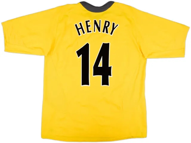 2005-06 Arsenal Away Shirt Henry #14 - 6/10 - (XL)