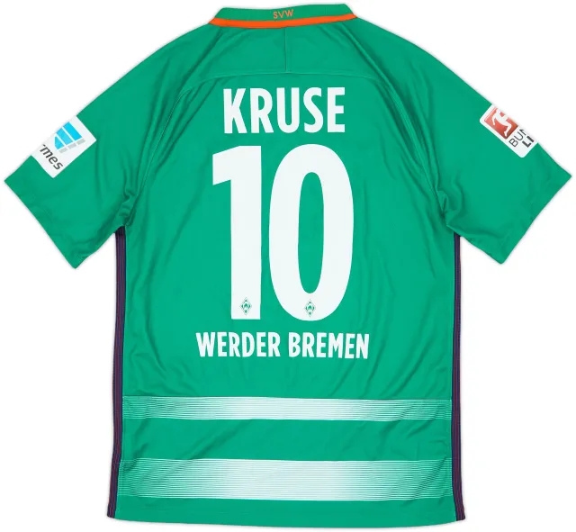 2016-17 Werder Bremen Home Shirt Kruse #10 - 8/10 - (M)