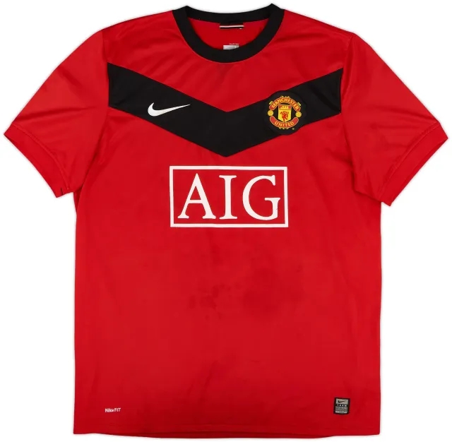 2009-10 Manchester United Home Shirt - 5/10 - (L)