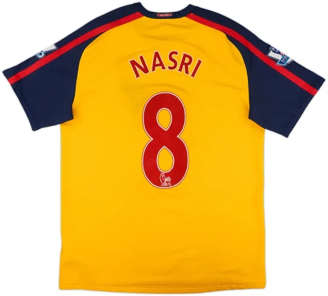 2008-09 Arsenal Away Shirt Nasri #8 - 6/10 - (L)
