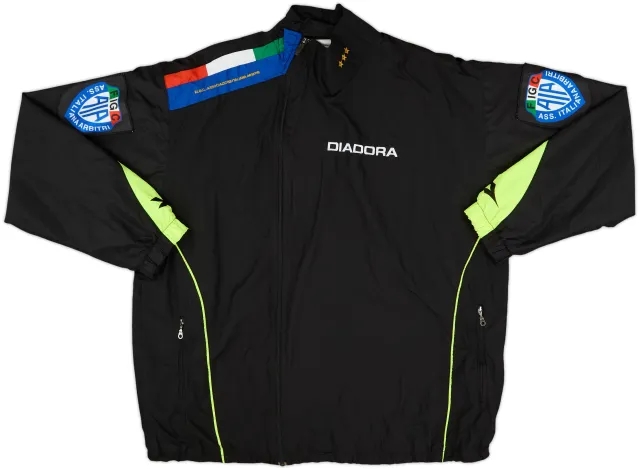 2000s Italy Diadora Referee Track Jacket - 10/10 - (L)