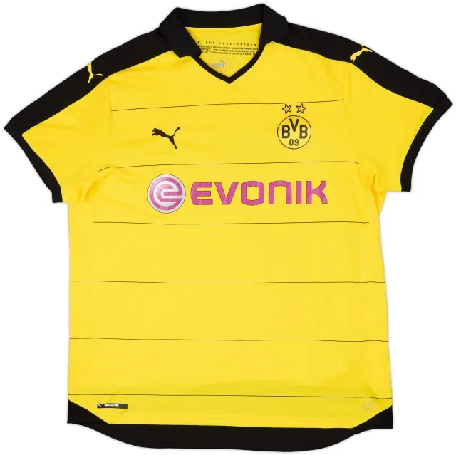2015-16 Borussia Dortmund Home Shirt - 8/10 - (XXL)