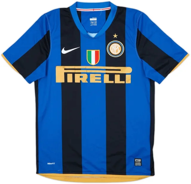 2008-09 Inter Milan Home Shirt - 8/10 - (S)