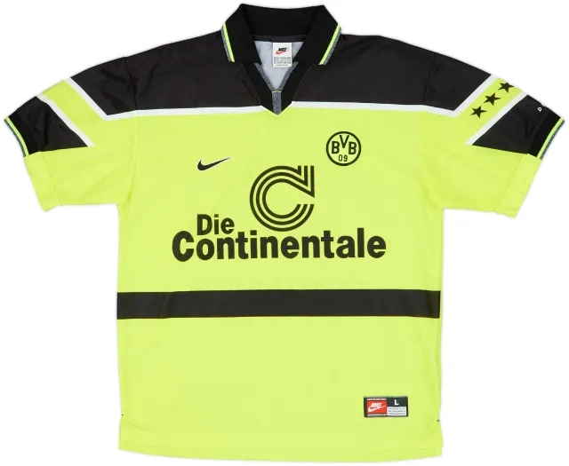 1997-98 Borussia Dortmund Home Shirt - 9/10 - (L)