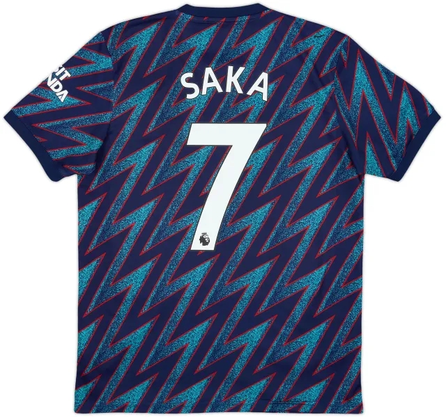 2021-22 Arsenal Third Shirt Saka #7 - 8/10 - (M)