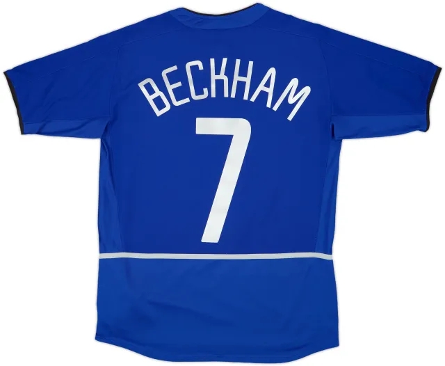 2002-03 Manchester United Third Shirt Beckham #7 - 8/10 - (XL.Boys)