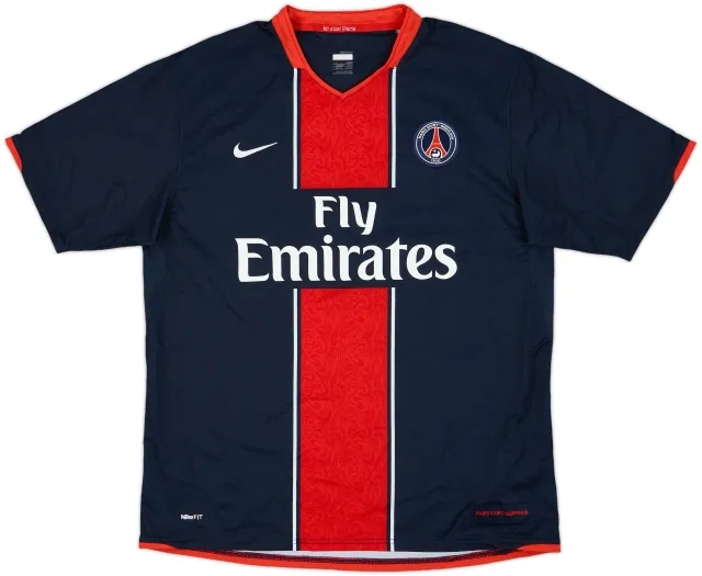 2007-08 Paris Saint-Germain Home Shirt - 7/10 - (L)