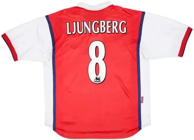 1998-99 Arsenal Home Shirt Ljungberg #8 - 7/10 - (XL)