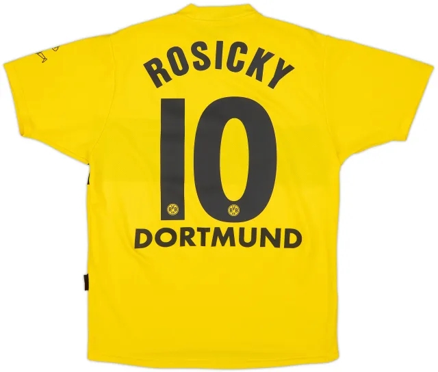 2001-02 Borussia Dortmund Home Shirt Rosicky #10 - 5/10 - (S)