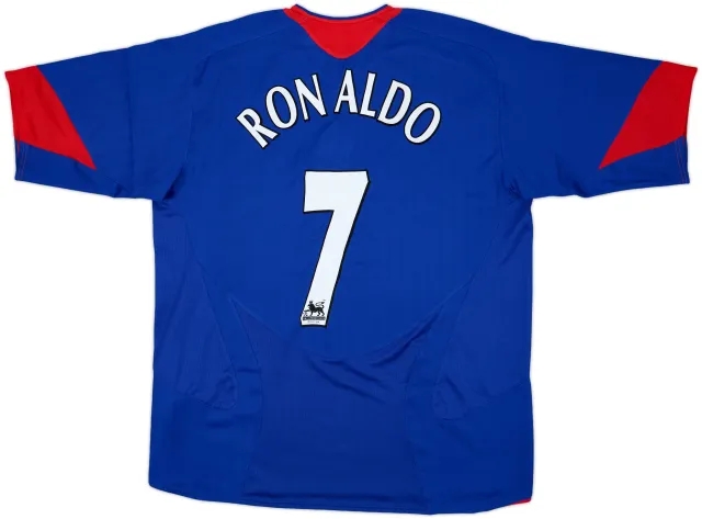 2005-06 Manchester United Away Shirt Ronaldo #7 - 9/10 - (XL)