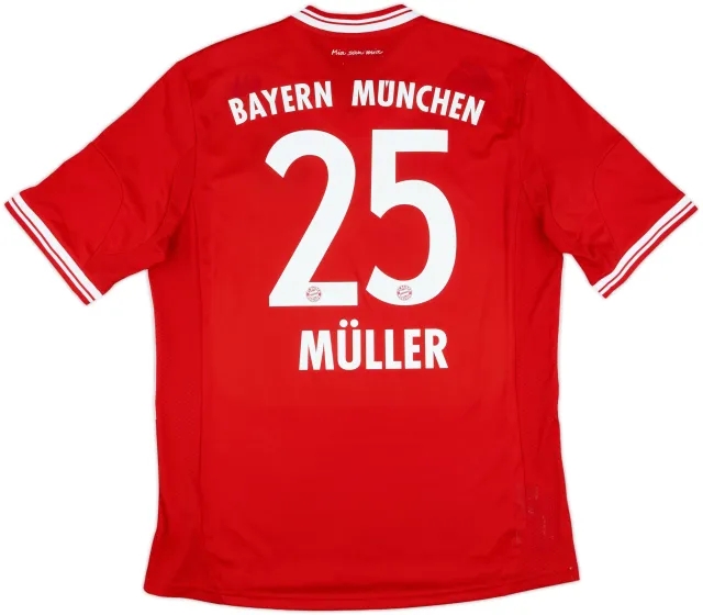 2013-14 Bayern Munich Home Shirt Muller #25 - 6/10 - (L)