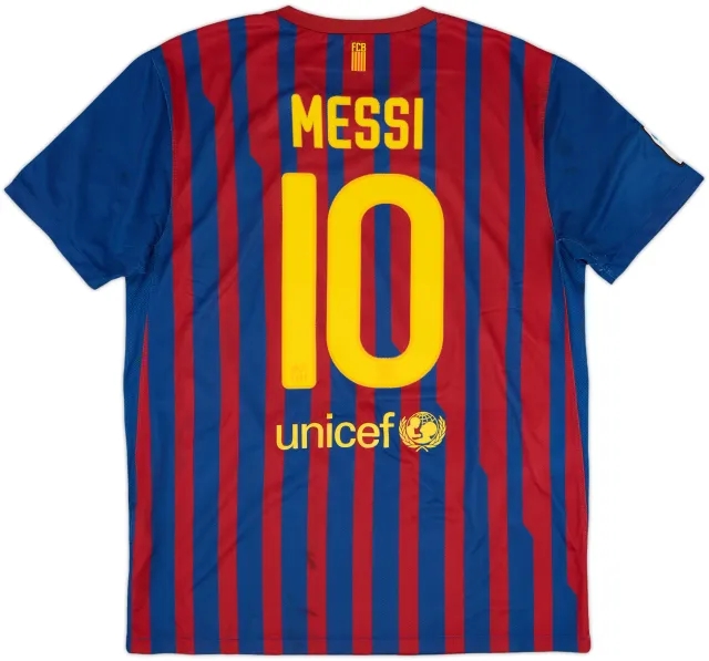2011-12 Barcelona Home Shirt Messi #10 - 6/10 - (L)