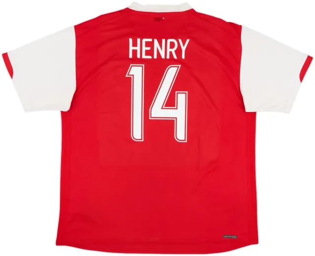 2006-08 Arsenal Home Shirt Henry #14 - 5/10 - (XL)