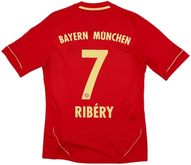 2011-13 Bayern Munich Home Shirt Ribery #7 - 9/10 - (S)