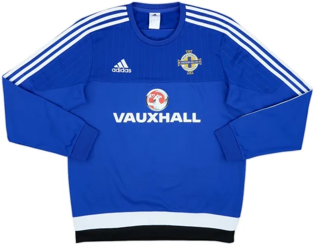 2016-17 Northern Ireland adidas Sweat Top - 10/10 - (M)