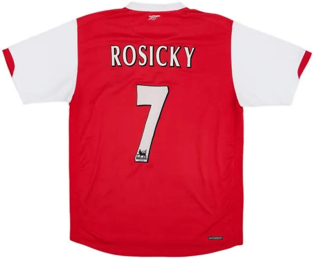 2006-08 Arsenal Home Shirt Rosicky #7 - 5/10 - (M)