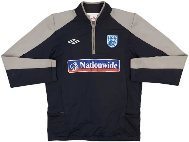 2009-10 England Umbro 1/4 Zip Training Top - 5/10 - (L)