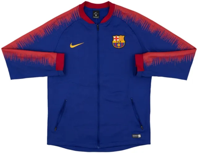 2018-19 Barcelona Nike Track Jacket - 8/10 - (L)