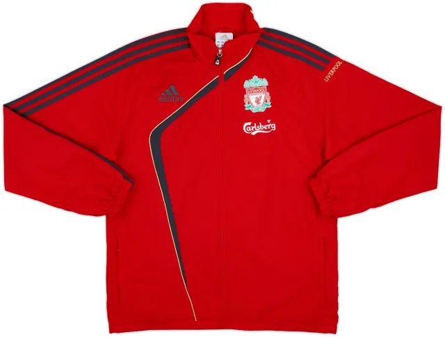 2009-10 Liverpool adidas Track Jacket - 8/10 - (S)