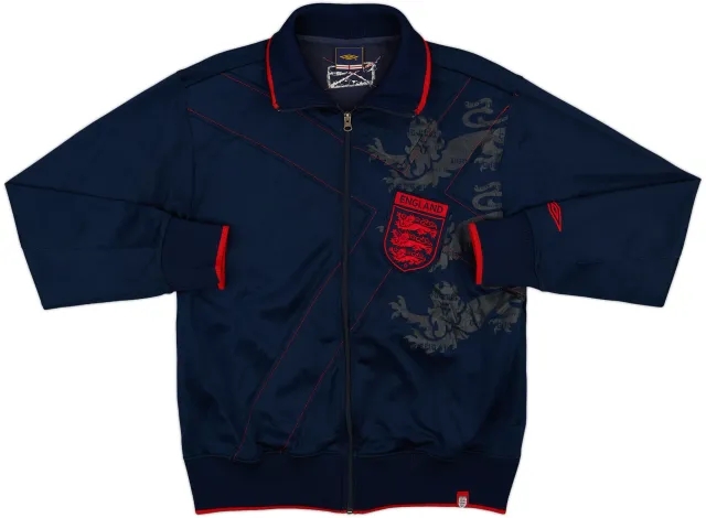 2007-09 England Umbro Track Jacket - 3/10 - (M)
