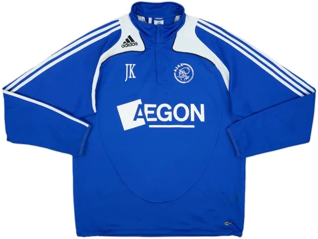 2007-08 Ajax adidas Staff Issue 1/4 Zip Drill Top JK - 6/10 - (XXL)