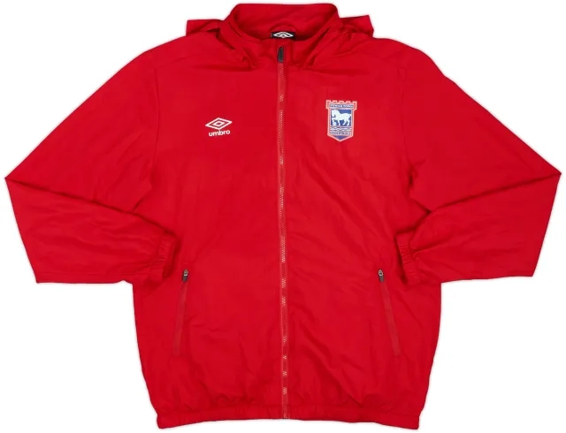 2023-24 Ipswich Umbro Hooded Rain Jacket - 10/10 - (S)