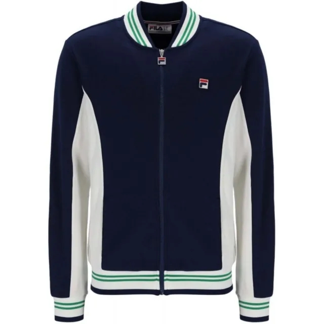 Settanta Track Top - Navy/Green