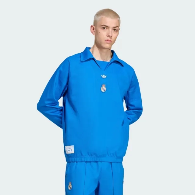 adidas Real Madrid Terrace Icons Drill Sweatshirt