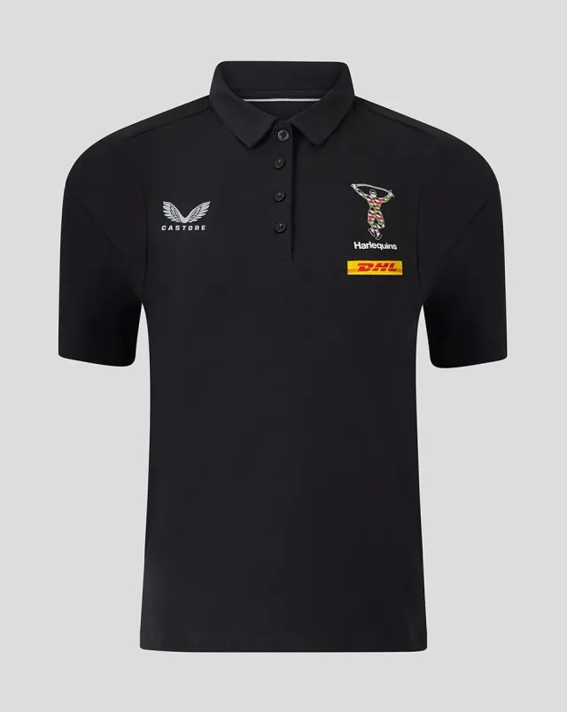 Castore Harlequins Women's 25/26 Travel Polo Shirt