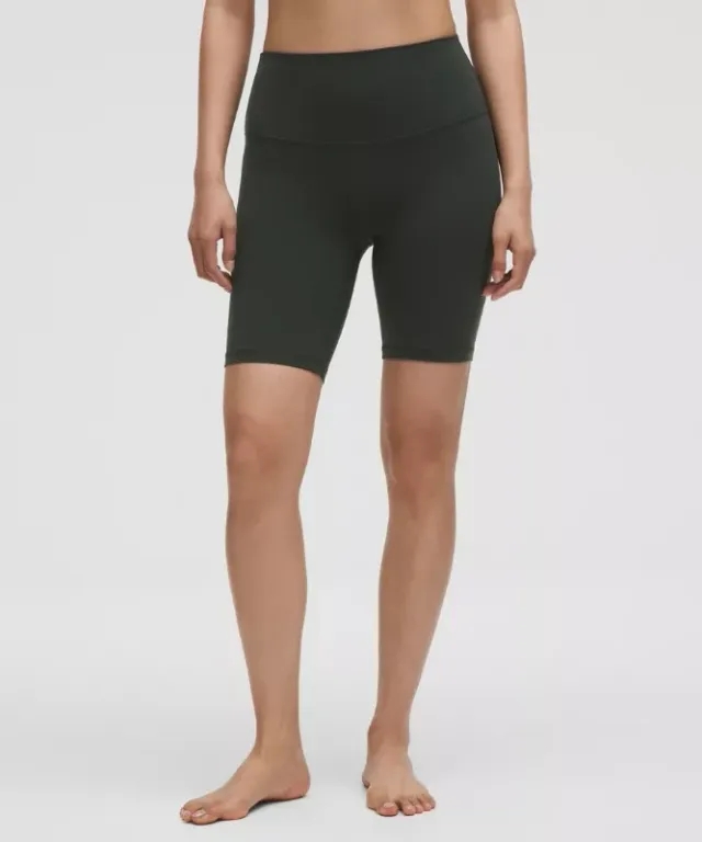 lululemon – Women's Align High-Rise Shorts – 8" – Color Green – Size 0