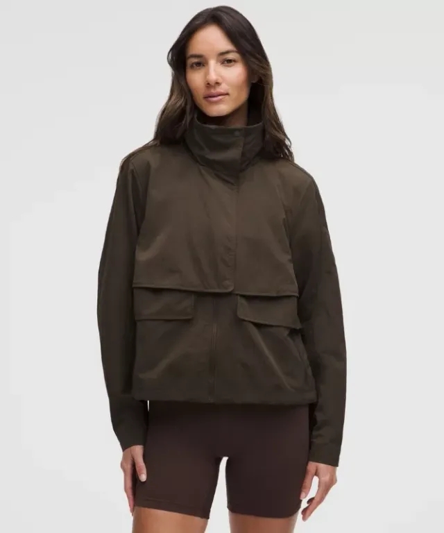 lululemon – Women's Always Effortless Classic-Fit Jacket – Color Brown/Green – Size 0