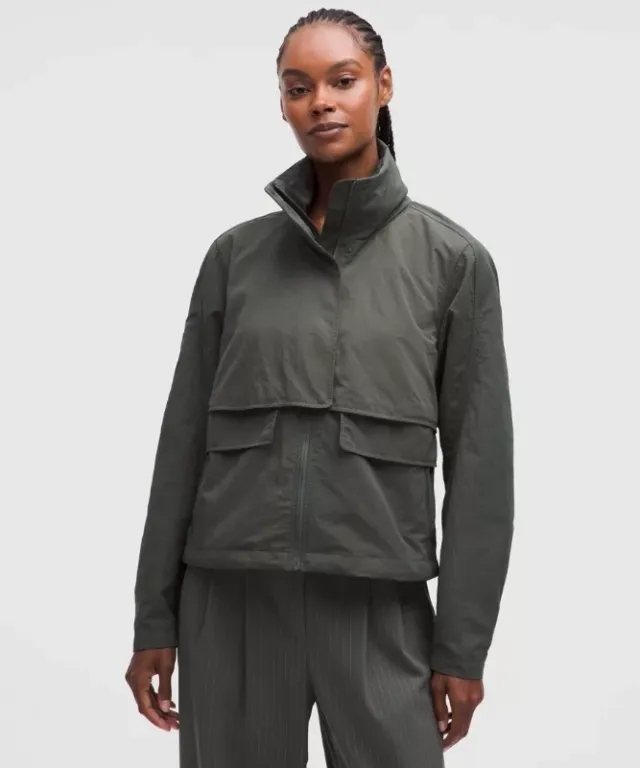 lululemon – Women's Always Effortless Classic-Fit Jacket – Color Green – Size 0