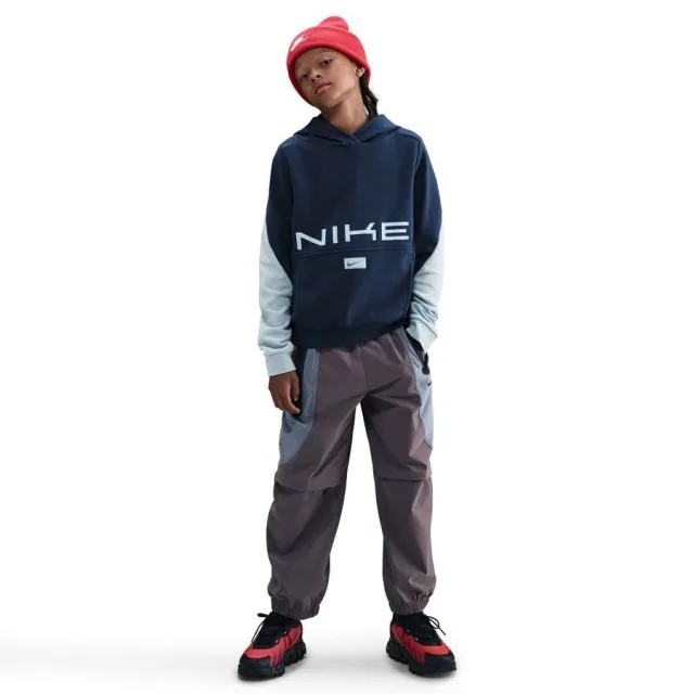 Nike Hoodie Dri-Fit Multi Fleece Pullover - ['Blue']