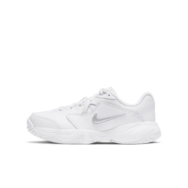 NikeCourt Jr. Lite 2 Older Kids' Tennis Shoe - White