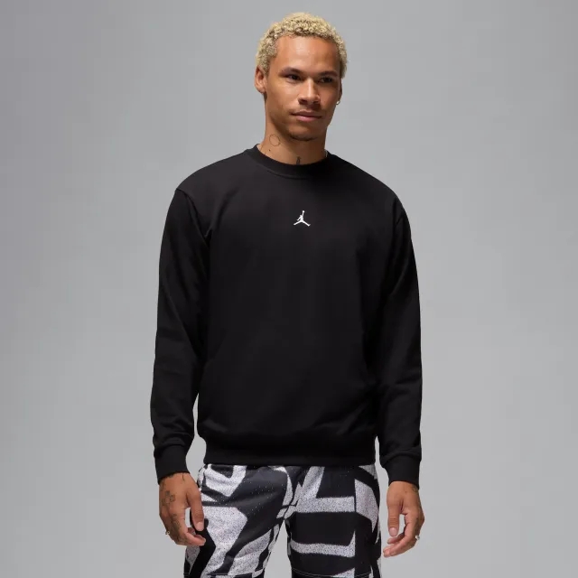 Nike Jordan Sport Crossover Men's Dri-FIT Crew-Neck Sweatshirt - Black - Cotton/Polyester