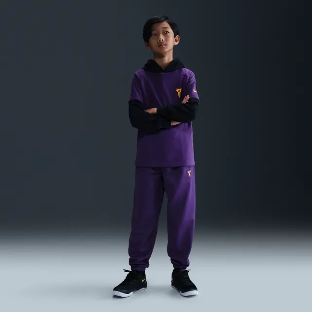 Nike Kobe Older Kids' Therma-FIT Trousers - Purple - Polyester