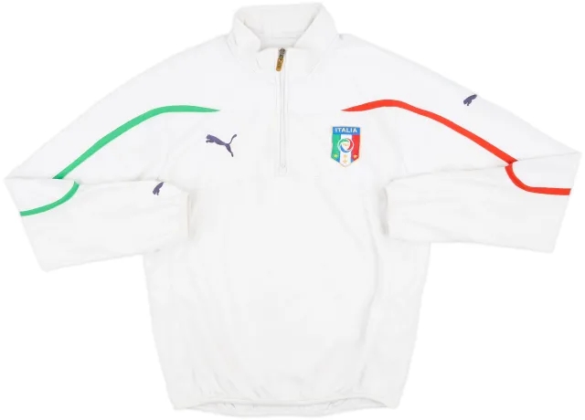 2010-11 Italy Puma 1/4 Zip Fleece Jacket - 7/10 - (L)
