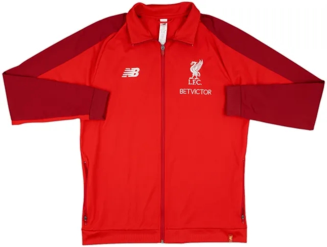 2018-19 Liverpool New Balance Track Jacket - 9/10 - (L)