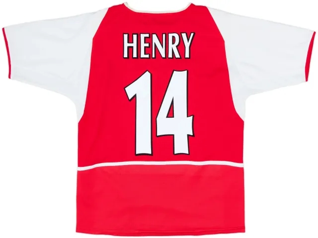 2002-04 Arsenal Home Shirt Henry #14 - 5/10 - (XL.Boys)