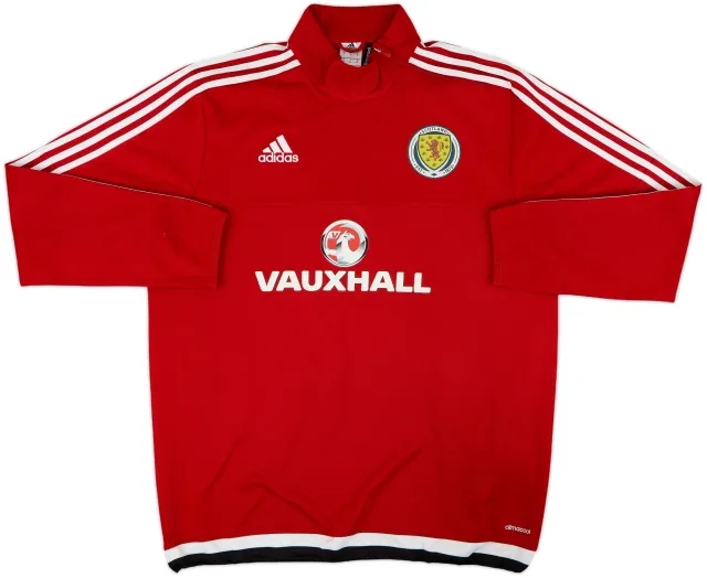 2016-17 Scotland adidas 1/4 Zip Sweat Top - 7/10 - (XL)